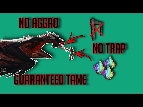 ARK : CRYSTAL WYVERN | HOW TO TAME (EASY)