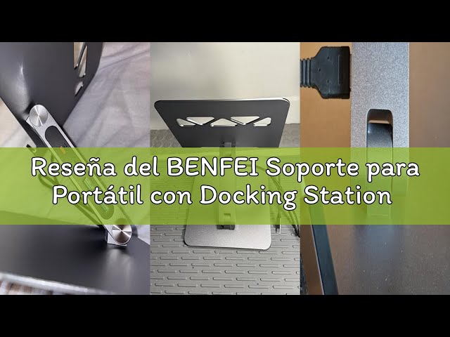 Vídeo relacionado con BENFEI Soporte para Portátil con Docking Station USB C 7 en 1, HDMI 4K@60Hz, Ranura SD y Micro SD, Carga Rápida 100W, 10Gbps con 1 USB C 3.2 y 2 USB A 3.2 Compatible con MacBook Pro/Air, iPad Pro, XPS