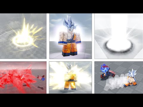 SON GOKU FULL SHOWCASE (SSJ + Ultra Instinct) | Jump Showdown Skill Builder