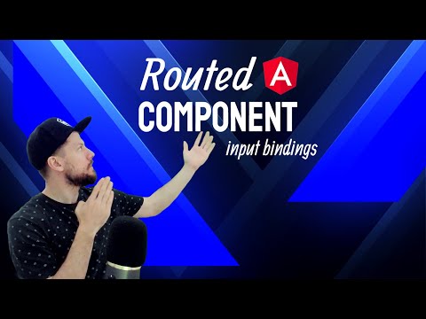 Angular Routed Component Input Bindings