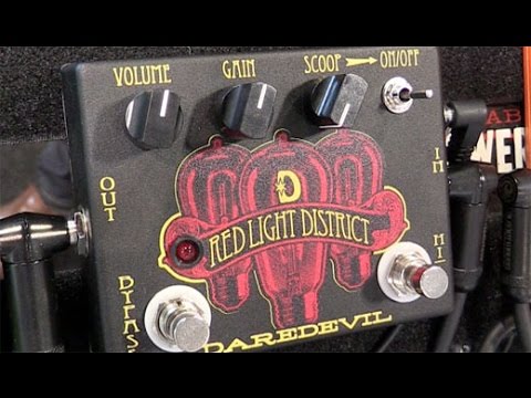 SNAMM '16 - Daredevil Pedals Fearless Distortion & Red Light District Distortion Demos