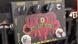 Video thumbnail for SNAMM '16 - Daredevil Pedals Fearless Distortion & Red Light District Distortion Demos by Premier Guitar