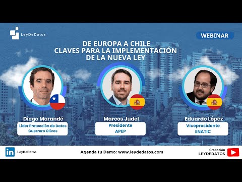 Webinar: De Europa a Chile, Claves para la implementación de la nueva Ley.