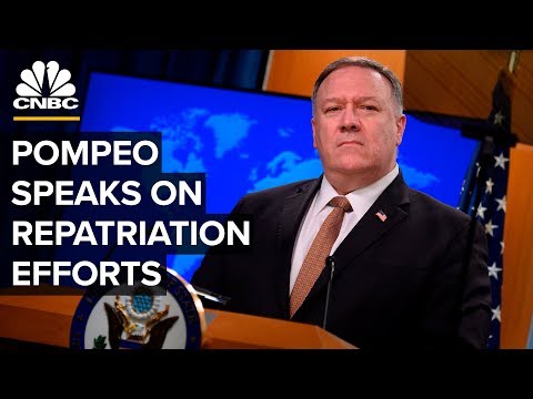 Pompeo speaks on American repatriation efforts amid coronavirus pandemic - 4/7/2020