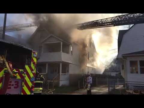 Fire on Dickinson Street in Springfield
