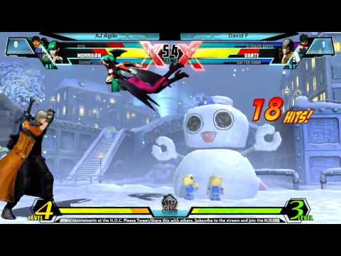 Mashfest Happy Hour/Umvc3 - AJ Agile vs David F Dec 1, 2014
