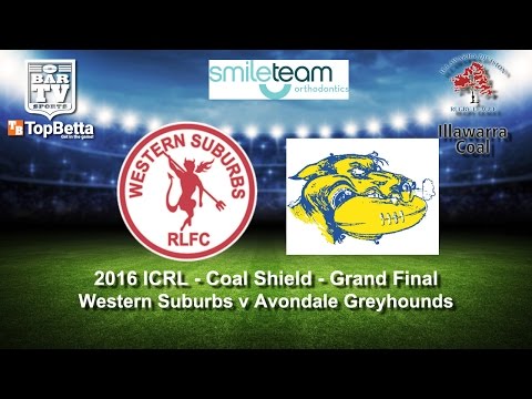 2016 ICRL Coal Shield Grand Final -Western Suburbs v Avondale Greyhounds