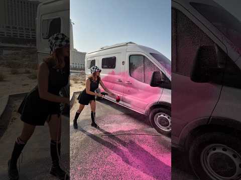 أول مرة غسل كرفاني بنفسي !   🚐#علا_و_الكرفان #كرفان #علا_النميري