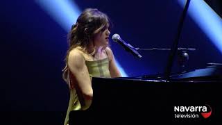 Amaia Romero empieza a cantar &#39;Miedo&#39; cuando de repente pasa esto. III Premios Navarra Televisión
