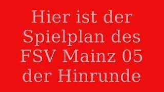 Der Spielplan der Hinrunde des 1. FSV Mainz 05