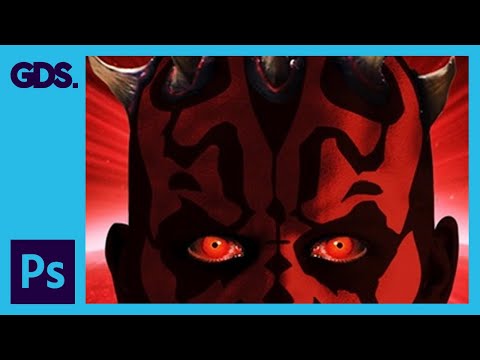 Darth Maul Photoshop Tutorial Warp Tool Layer Masking Blending Modes More