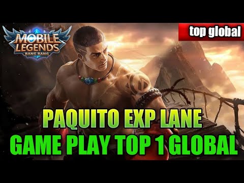 Paquito top 1 global exp lane [game play paquito 2022] by : Zarkovic