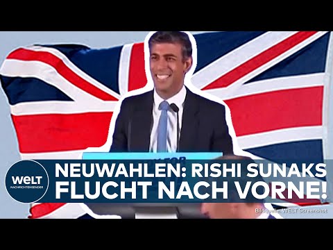 Video Thumbnail: GROßBRITANNIEN: Vorgezogene Neuwahlen! Premier Sunak im Windschatten wachsender Wirtschaft?