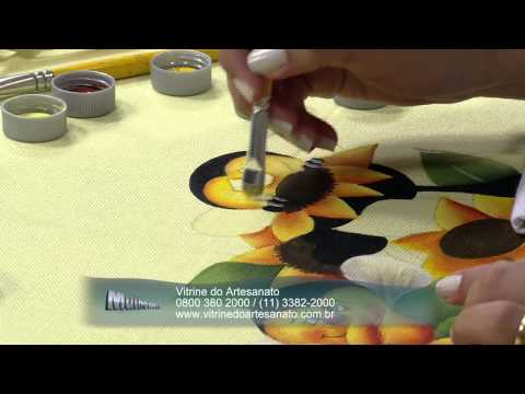 Mulher.com 20/03/2014 Eliana Rolim - Pano de copa abelhinhas Parte 2/2