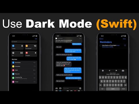 Supporting Dark Mode in App (Swift 5, iOS) - Xcode 11 2020