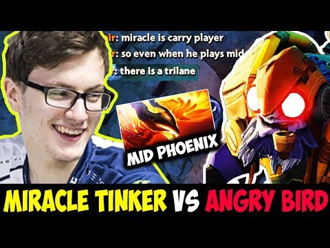 Miracle Fap Hand Tinker Vs Angry Bird Phoenix On Mid - Complaining About Mid Lane