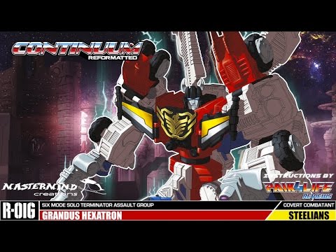 MMC Reformatted R-01G Grandus Hexatron Official Video Manual