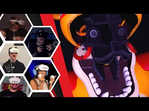 Lets Player's Reaction To The First Few Jumpscares in FNAF VR Help Wanted 2