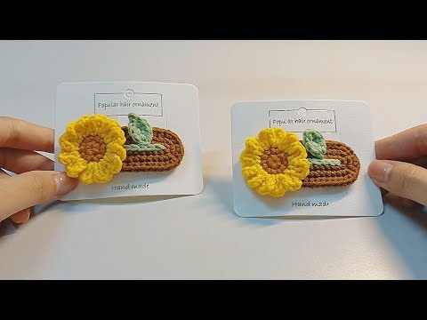 Kẹp tóc hoa hướng dương