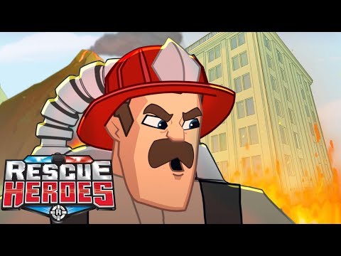 Rescue Heroes™- Lava On The Loose! | Episode 7 | Videos For Kids | Kids Heroes | Cartoon Heroes