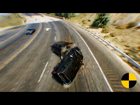 GTA 5 Real Car Crash Test V.I 58