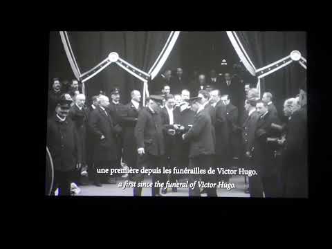 Funérailles de Sarah Bernhardt (actualités Gaumont, 1923)