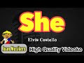 She - Elvis Costello - Karaoke/Videoke (Juan Musikero) - HD