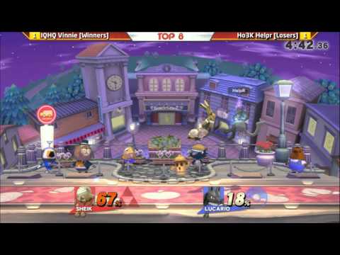 Defend the North 2015 - SSB4 - Grand Final - IQHQ Vinnie (Sheik) vs Ho3K Helpr (Diddy Kong)