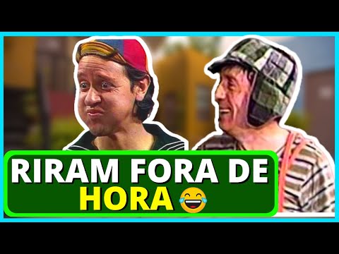 VEZES EM QUE OS ATORES DE CHAVES NÃO CONSEGUIRAM SEGURAR O RISO