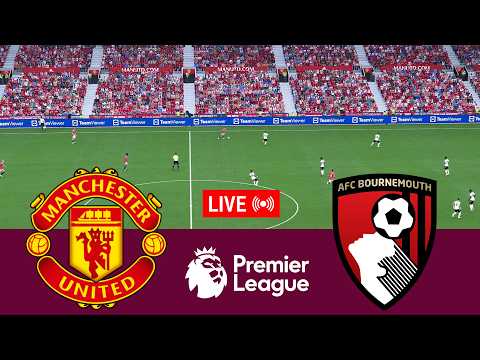 Manchester United vs Bournemouth Premier League 26/27 Full Match - Video Game eFootball 2021