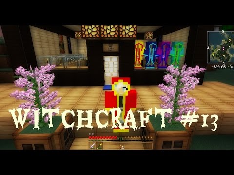 Wands and Wizard Robes Store! WitchCraft #13 a Minecraft Modded Series