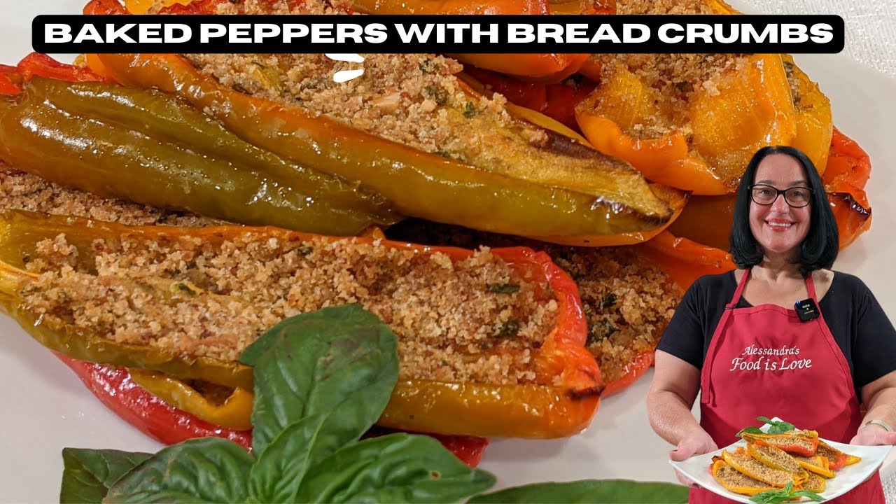 Sweet Delilah | Peppers baked with breadcrumbs | Peperoni al Forno Gratinati