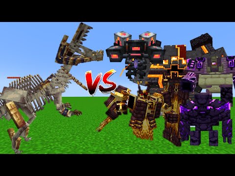 Completed Ancient Remnant(L_Ender's Cataclysm) Vs L_Ender's Cataclysm Bosses - Minecraft Mob Battle