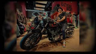 LA Tenorio and his H-D Breakout 117
