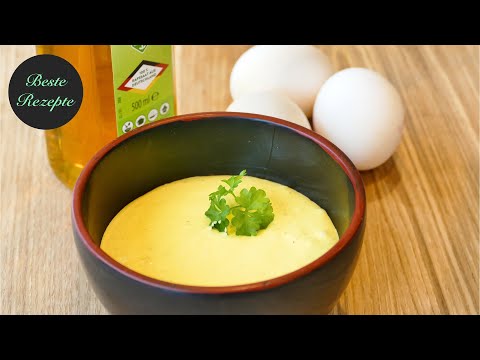 It's so easy to make mayonnaise yourself! Very quick and easy!