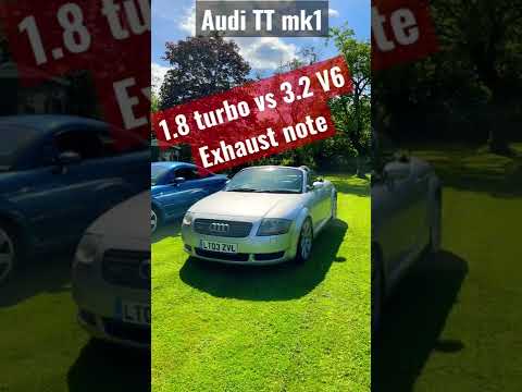 Audi TT mk1 - 225 1.8 Turbo vs 3.2 V6 standard exhaust note. Which is best? #shorts