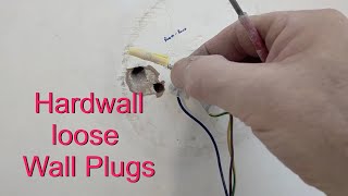 How To Fix Loose Wall Plugs In Old Plaster