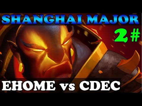 Dota 2 - THE MAJOR SHANGHAI - CDEC vs EHOME Game 2 - BO3 - Group A - Highlights