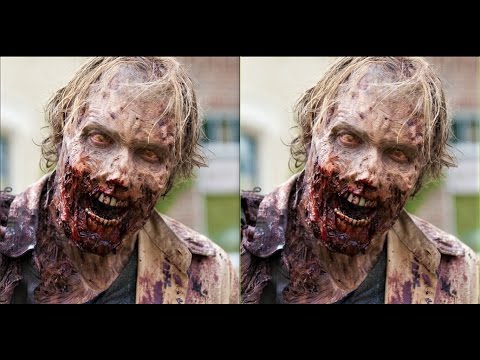 Zombie Parkour Chase 3D SBS VR Lenses VERY INTENSE