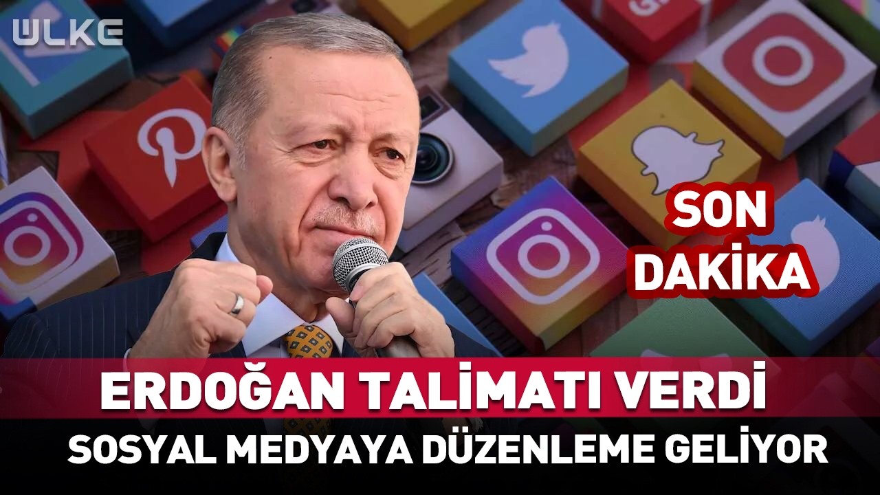 Cumhurbaşkanı Erdoğan Talimatı Verdi Sosyal Medyada Düzenleme Yolda #sondakika