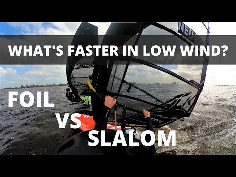 Comparing FOIL and SLALOM gear in 11 KNOTS