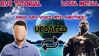 RVC UPDATED Tutorial Easiest Voice A.I Set Up !