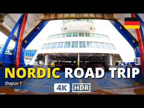 🤯 NORDIC ROAD TRIP Driving through the North in 4k HDR from HAMBURG to PUTGARTEN (Chapter 1) 🙏