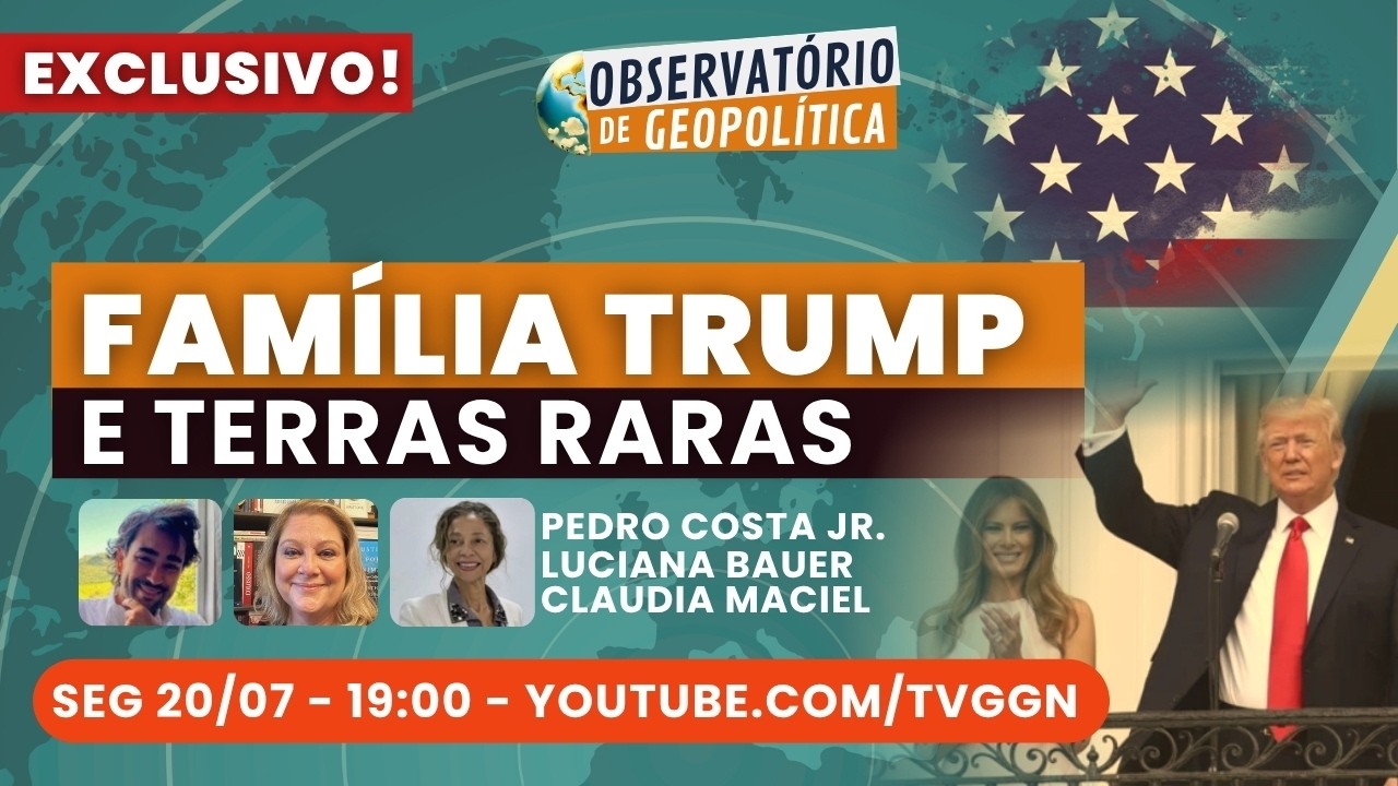 EXCLUSIVO: A ligação da família Trump com as terras raras do Brasil | Obs. de Geopolítica (20/07/26)