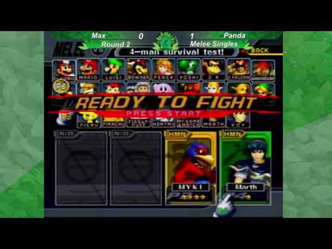 TreeHouse VIII Smash Bros Melee Singles Round 2 - Max Vs Panda