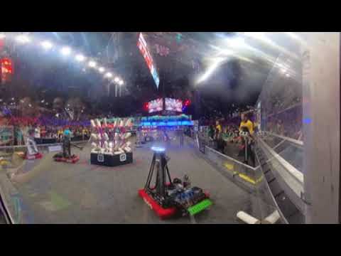 FRC Einstein 2025 Final 3 - 360 Driver Station POV | Orbit 1690