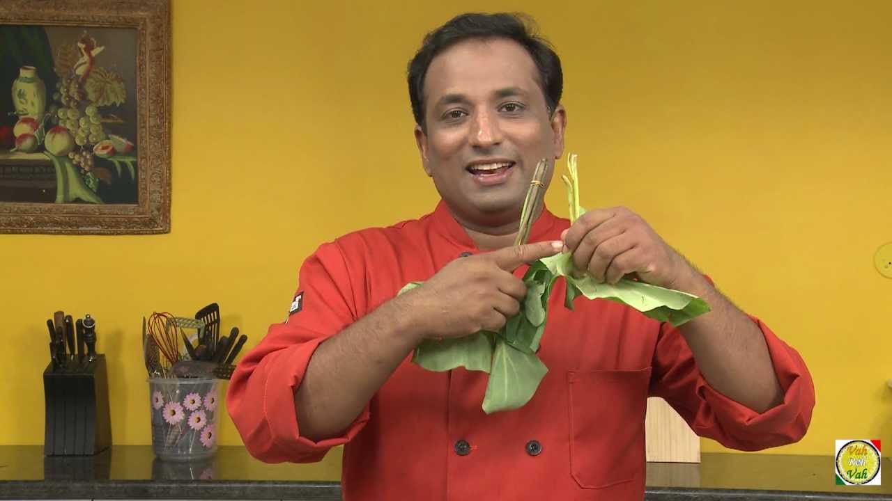 Aloo Ka path Pathe Taro root leaves cooked in Maharashtrian style - By Vahchef @ Vahrehvah.com