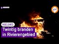 Twintig branden in Rivierengebied
