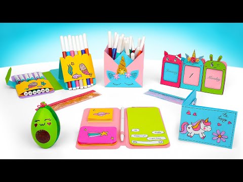 7 IDÉES DE BRICOLAGE FACILES ET SYMPAS AVEC DU PAPIER !
