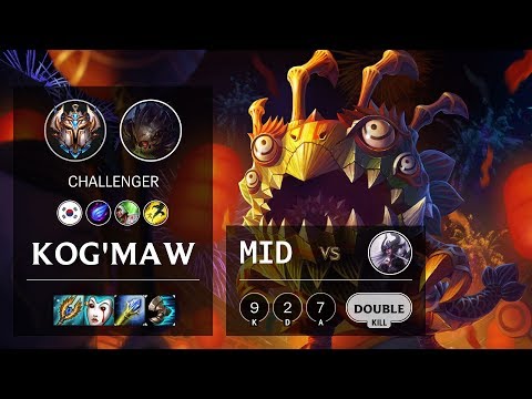 Kog'Maw Mid vs Syndra - KR Challenger Patch 10.10